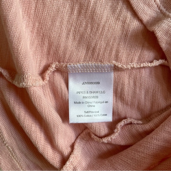 Veronica Beard Blush V-Neck Tee - Picture 7 of 7